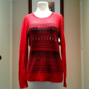 MERONA embellish pullover sweater